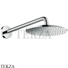 Hansgrohe Raindance S Верхний душ 240 1jet PowderRain с держателем 27607000, хром глянец Hansgrohe Raindance S Верхний душ 240 1jet PowderRain с держателем 27607000, хром глянец
