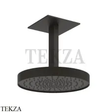 Gessi Inverso Diamantato Верхняя лейка с кронштейном D30 см 63472-187, Aged Bronze