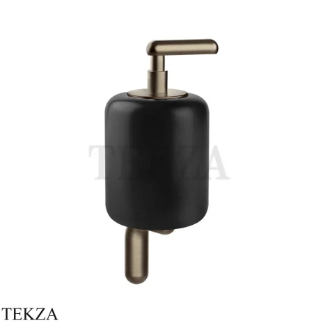 Gessi Goccia Дозатор для жидкого мыла, черная керамика 38014-761, Coffee Bronze Br. PVD