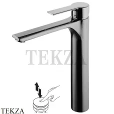 FIMA Carlo Frattini MAST Смеситель для раковины, с донным клапаном, F3131/HCN, Black chrome