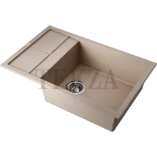 Omoikiri Sakaime 78-LB Кухонная мойка Tetogranit прямоугольная с крылом 4993902 бежевый