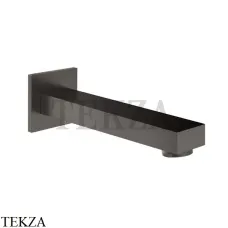 Gessi Inverso RIGATO Излив для ванны на стену 73103-707, Black Metal Br.