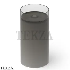 Dea Design Pedestal Basin Раковина напольная круглая Glasstech DD2012 400 R4, Smoky Black R4