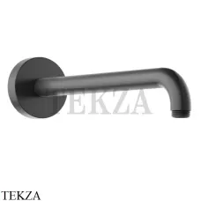 Keuco Душевой кронштейн настенный 45 см 51688130400, Хром черный шлифованный