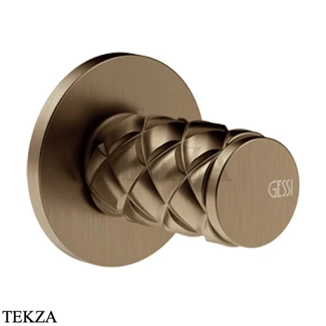 Gessi Pelle Tresse Смеситель-рычаг управления, внешняя часть 78109-761, Coffee Bronze Brushed PVD