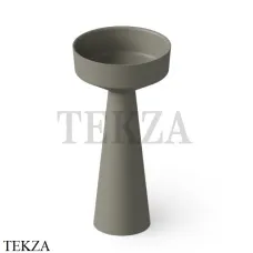 Dea Design Pedestal Basin Раковина напольная Solid Surface DD2018 425 4, Light Grey №4