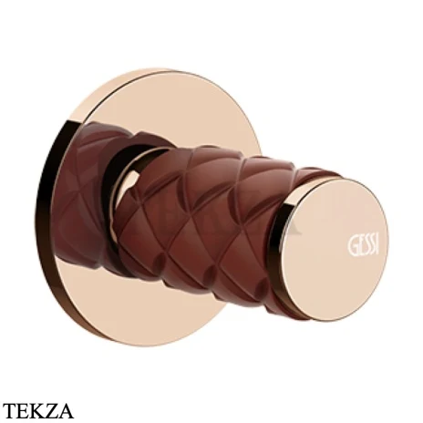 Gessi Pelle Tresse Смеситель-рычаг управления, внешняя часть 78209-444, Red Cherry/ Copper PVD