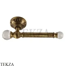 Migliore Cristalia SWAROVSKI Держатель туалетной бумаги без крышки 16762, бронза classic