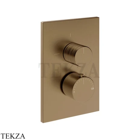 Gessi Habito TRAME Смеситель для душа 3 потока, внешняя часть 70339-791, Deep Bronze Br. PVD