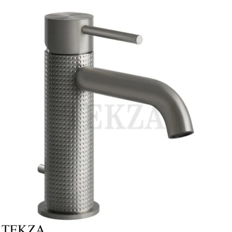 Gessi 316 CESELLO Смеситель для раковины, с донным клапаном 54401-239, Steel Brushed