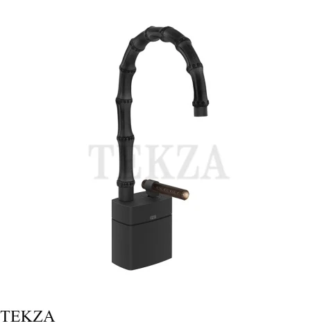 Gessi Jacqueline Смеситель для раковины низкий, без донного клапана 77427-299, черный матовый