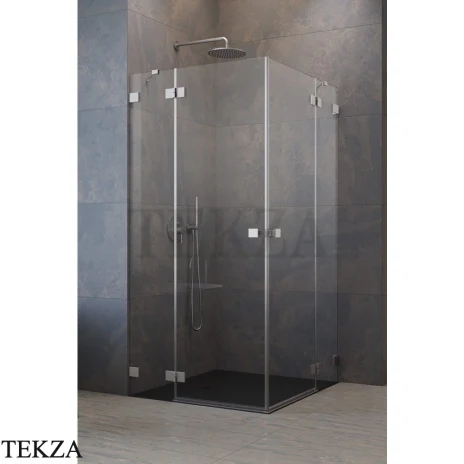 Radaway Essenza Pro KDD Душевая дверь 90 см, левая часть уголка, 10096090-91-01L, брашированный никель