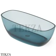 Dea Design Soul Ванна отдельностоящая скругленная 170x72 Glasstech DD8630 1700 R11, Dark Blue R11
