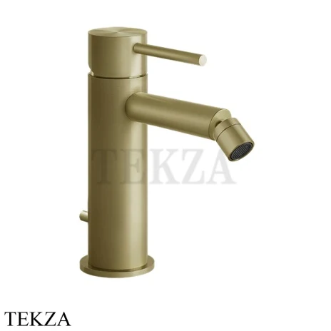 Gessi 316 FLESSA Смеситель для биде, с донным клапаном 54007-727, Brushed Brass PVD