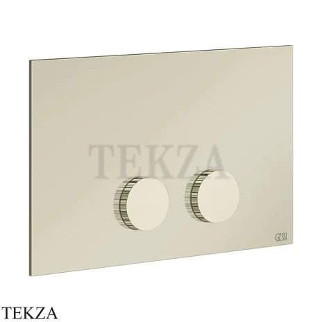 Gessi INGRANAGGIO Клавиша смыва для инсталляции Geberit Sigma 8 и Sigma 12, 54635-720, никель глянец