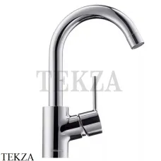 Hansgrohe Talis S Смеситель для раковины, с донным клапаном 32070000, хром глянец