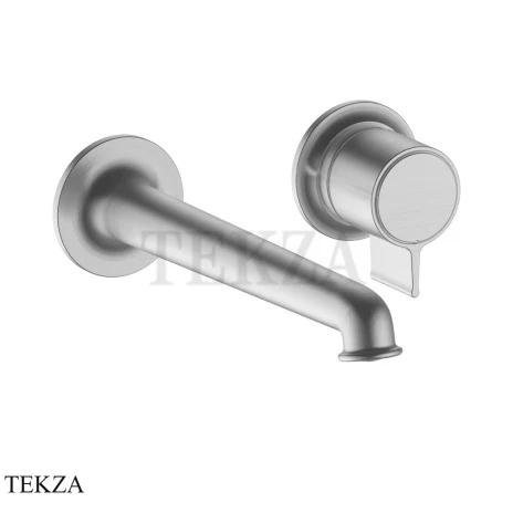 Fantini Flora Смеситель для раковины 150, внешняя часть 7692J710B, Brushed Steel Look PVD