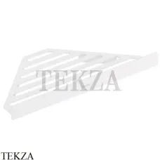 Hansgrohe AddStoris Полка-решетка угловая в душевую зону 41741700,  белый матовый Hansgrohe AddStoris Полка-решетка угловая в душевую зону 41741700,  белый матовый