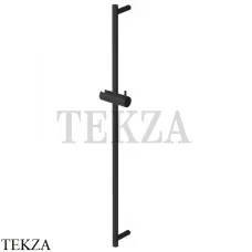 Zucchetti Настенная душевая штанга 80 см Z95201.N1 черный goffrato