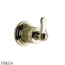 Gessi VENTI20 Вентиль запорный, 1 поток, внешняя часть 65247-710, Brass PVD
