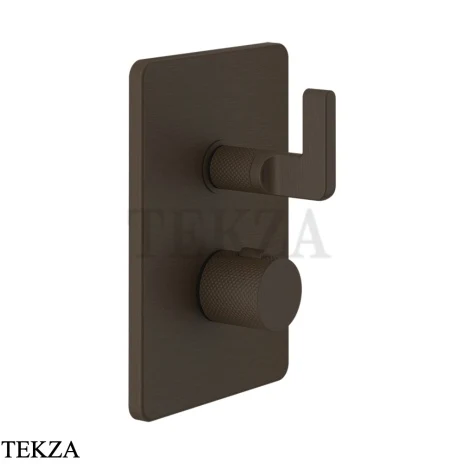 Gessi INCISO SHOWER Термостатический смеситель, 2 потока, внешняя часть 58134-845, Dark Bronze