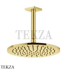 Gessi RILIEVO Потолочная душевая лейка D25 с кронштейном 59152-246, Gold PVD