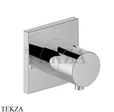 Keuco IXMO Comfort Вентиль переключатель на 2 потока, квадрат, внешняя часть 59556071002, нержавеющая сталь