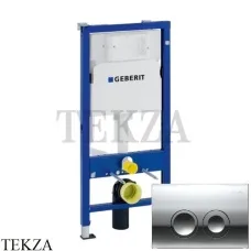 Geberit DuofixBasic UP100 Монтажный элемент инсталляция 458.124.21.5, клавиша хром глянец Delta21 Geberit DuofixBasic UP100 Монтажный элемент инсталляция 458.124.21.5, клавиша хром глянец Delta21