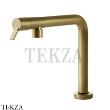 Gessi KITCHEN SU&GIU Смеситель для кухни складной 60071-716, Gold Brushed