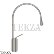 Gessi Goccia Смеситель для раковины высокий, без сливного гарнитура 33605-147, Chrome Brushed
