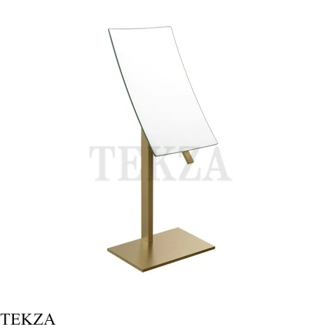 Gessi Rettangolo Зеркало косметическое поворотное х2, без подсветки 20988-791, Deep Bronze Brushed PVD