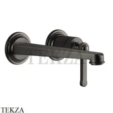 Gessi VENTI20 Смеситель для раковины средний, внешняя часть 65089-707, Black Metal Brushed