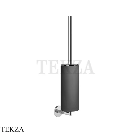 Gessi INGRANAGGIO Туалетный ершик настенный черный 63820-031, хром глянец