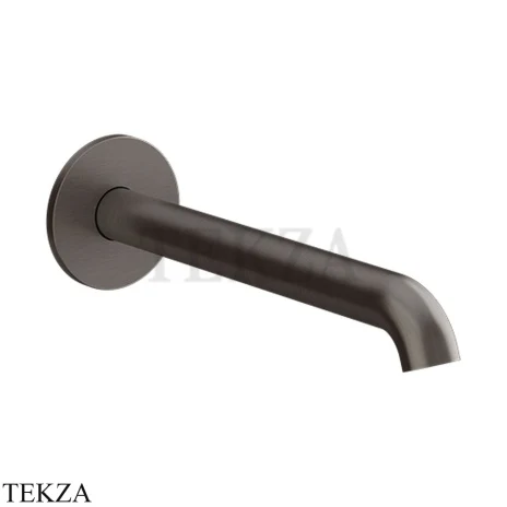 Gessi Origini NATURE Излив для раковины на стену средний 66102-707, Black Metal Brushed PVD