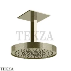 Gessi Inverso Diamantato Верхняя лейка с кронштейном D30 см 63472-720, Nickel PVD