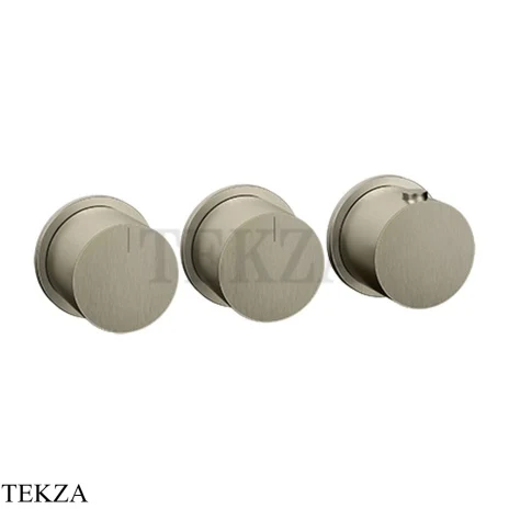 Gessi Habito Bath-shower Термостат на 2 потока, внешняя часть 63434-149, Finox Brushed Nickel