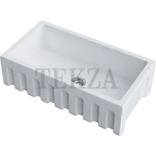 Omoikiri Mikura 83 Кухонная мойка Natceramic прямоугольная 4997080 белый