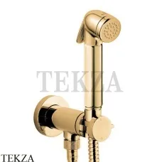 Bossini Talita Set BRASS Гигиенический душ с прогрессивным смесителем E37006B.043, Золото Satined