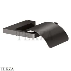 Keuco Collection Moll Бумагодержатель с крышкой 12760350000, титан чёрный шлифованный