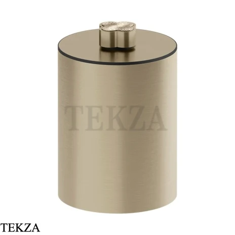 Gessi Ludovica Ведёрко, корзина для мусора с крышкой 76590-149, нерж. сталь Brush / никель Brushed