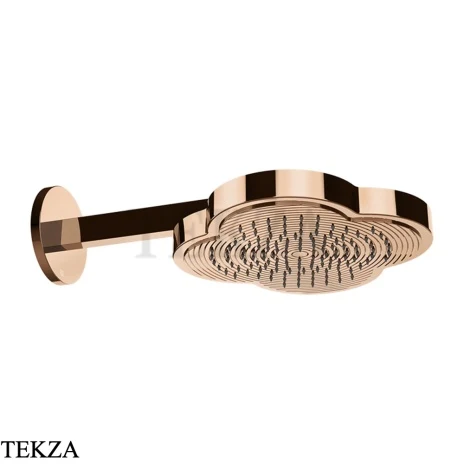 Gessi Ludovica Верхняя душевая лейка с кронштейном из стены 76149-030, медь глянец