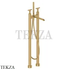 Fantini Sailing Смеситель для ванны напольный, внешняя часть 67P6J080B, Matt British Gold