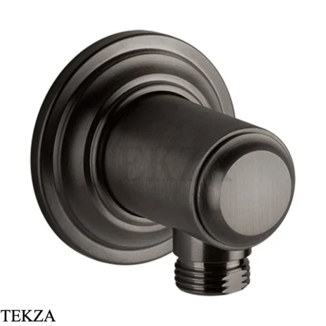 Gessi VENTI20 Вывод воды для душевого шланга 65169-707, Black Metal Brushed PVD