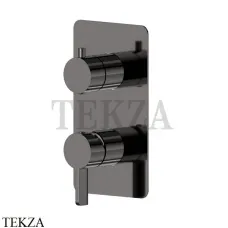 Newform Blink Chic Смеситель для душа 2 потока, внешняя часть 71076E.58.063, PVD Gun Metal Newform Blink Chic Смеситель для душа 2 потока, внешняя часть 71076E.58.063, PVD Gun Metal