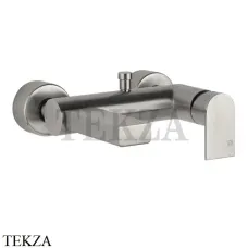 Gessi Emporio Via Manzoni Смеситель для ванны однорычажный с переключателем 38613-149, Finox Brushed Nickel