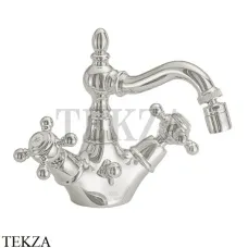 FIMA Carlo Frattini ELIZABETH Смеситель для биде, с донным клапаном F5092SN, Brushed nickel