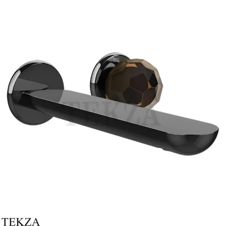 Gessi Perle Смеситель для раковины, внешняя часть 74288-706, black хром глянец