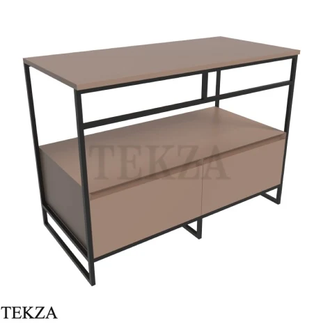 Flaminia Denver консоль напольная 103,5×51×76,5 см, с двумя ящиками и столешницей, розовый Cipria матовый