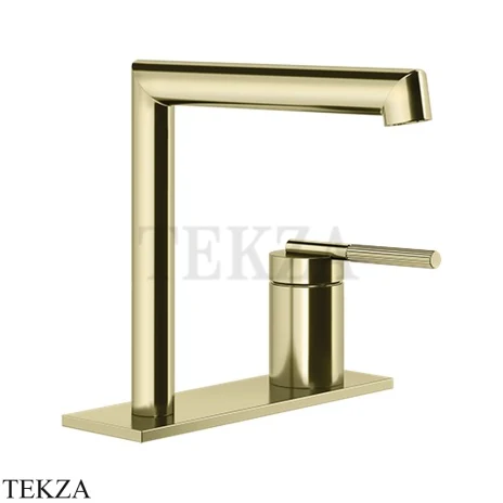 Gessi INGRANAGGIO Смеситель для раковины, на планке, без гарнитуры 63515-710, Brass PVD