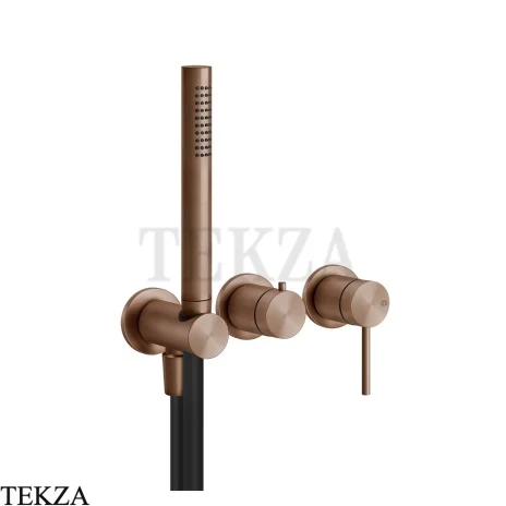 Gessi 316 SHOWER Смеситель для душа, внешняя часть 54039-708, Copper Brushed PVD